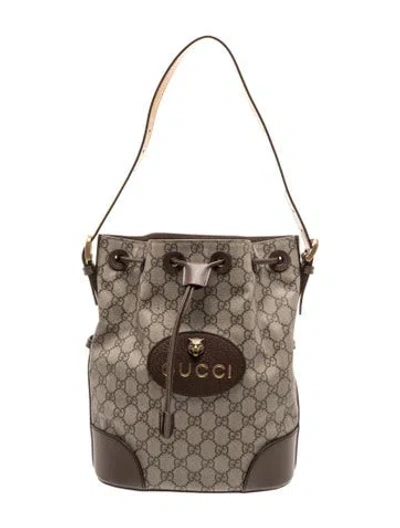 Pre-owned Gucci Gg Supreme Neo Vintage In Neutral