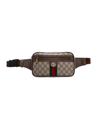 Pre-owned Gucci Gg Supreme Ophidia In Neutral