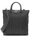 Gucci Gg Supreme Ophidia Vertical Medium Tote (authentic Pre-loved) In Black