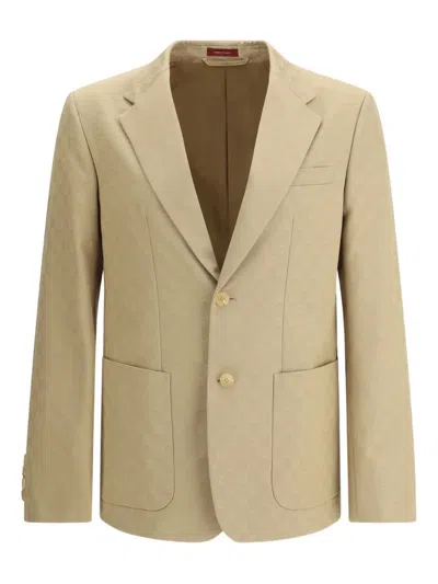 GUCCI GG SUPREME-PATTERN BLAZER