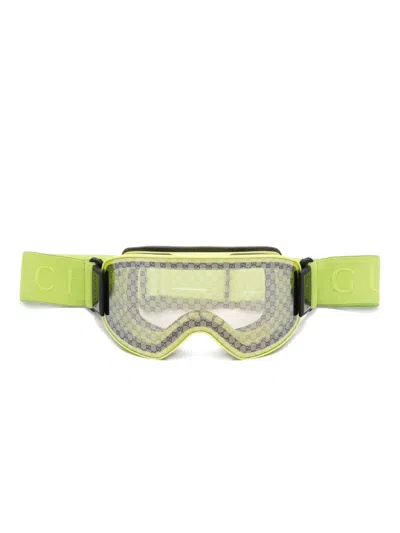 Gucci Gg Supreme-pattern Goggles In Green