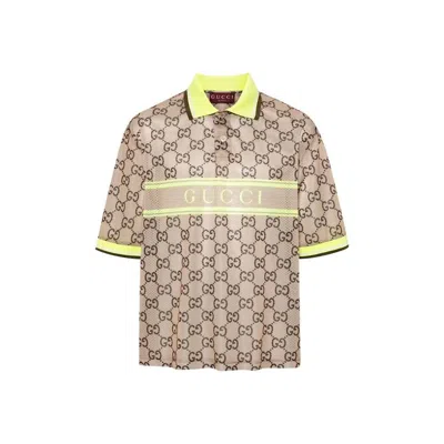 Gucci Gg Supreme Perforated Polo