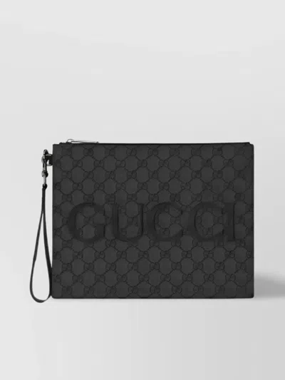 Gucci Gg Supreme Print Clutch Bag
