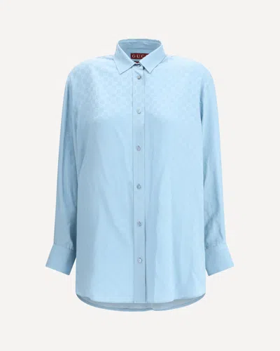 GUCCI GG SUPREME PRINT SILK SHIRT