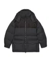 Gucci Gg Supreme Puffer Jacket In Black