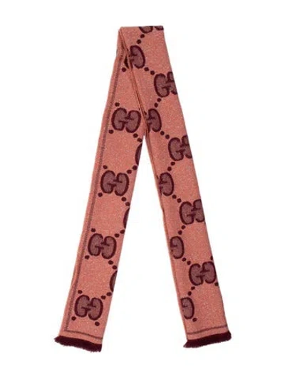 Pre-owned Gucci Gg Supreme Scarf