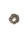 Gucci "gg Supreme" Scrunchie In Gray