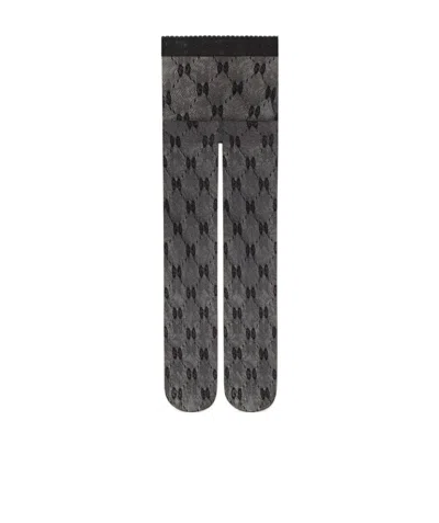 GUCCI GUCCI GG MONOGRAM KNIT TIGHTS