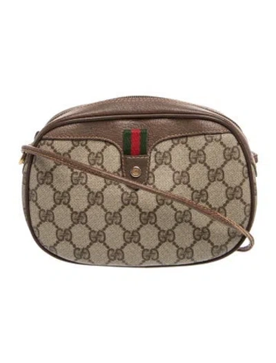 Pre-owned Gucci Gg Supreme Sherry Line Vintage In Neutrals