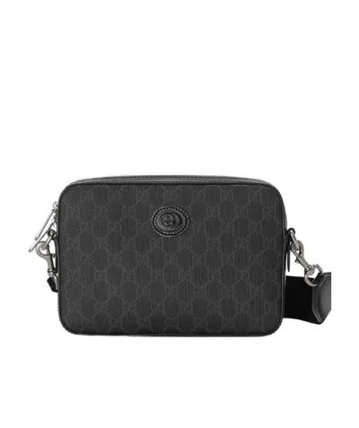 Gucci Gg Supreme Shoulder Bag In Blue