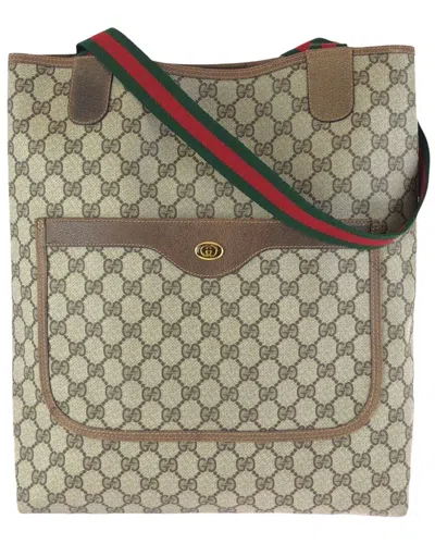 Gucci Gg Supreme Shoulder Tote (authentic Pre-loved)