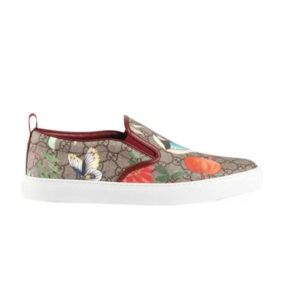 Pre-owned Gucci Gg Supreme Slip-on 'tian' | Tan | Men's Size 7