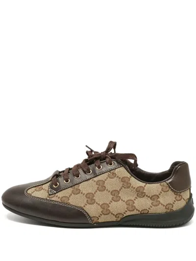 Pre-owned Gucci Gg Supreme Sneakers