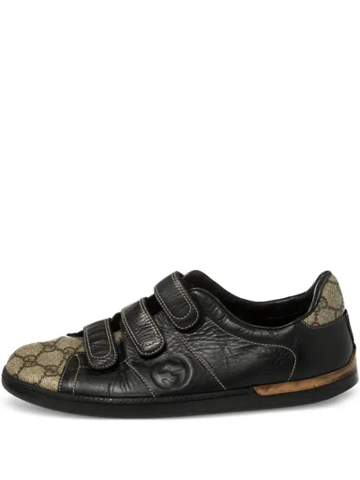 Pre-owned Gucci Gg Supreme Sneakers In Neutral