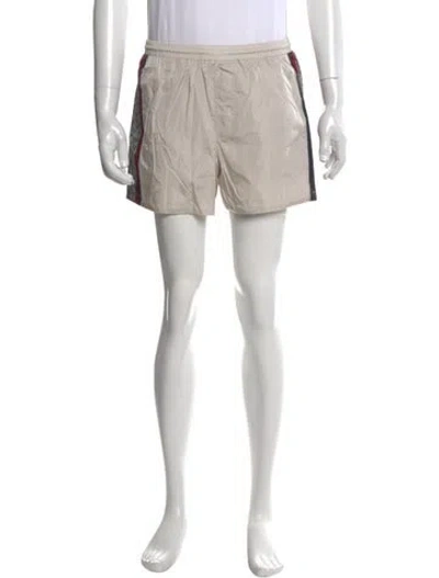 Pre-owned Gucci Gg Supreme Swim Trunks W/ Tags In Neutral