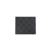 Gucci Blue Interior Gg Coin Wallet In Gray