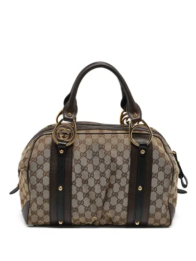 Pre-owned Gucci Gg Supreme Tote Bag