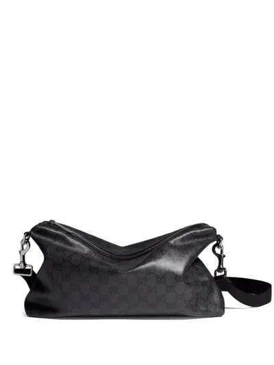 Gucci Gg Supreme Tote Bag In Black