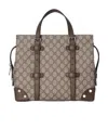 Gucci Gg Supreme Tote Bag In Gray