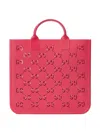 Gucci Logo-print Tote Bag In Pink