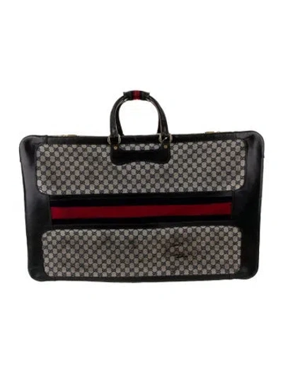 Pre-owned Gucci Gg Supreme Trunk In Blue