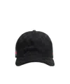 Gucci Cotton Blend Gg Hat With Web Ribbon In Black