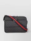 Gucci Black Gg Supreme Fabric Shoulder Bag Men