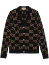 GUCCI GUCCI GG SUPREME WOOL CARDIGAN