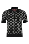 Gucci Gg Supreme Wool Polo Shirt
