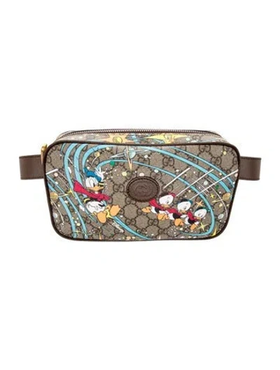 Pre-owned Gucci Gg Supreme X Disney Gg Supreme Donald Duck In Neutral