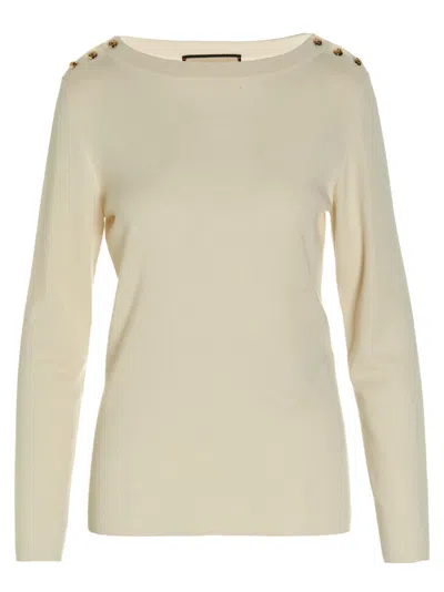 Gucci Gg Sweater In White