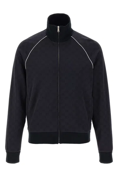 Gucci Gg Sweatshirt In Black