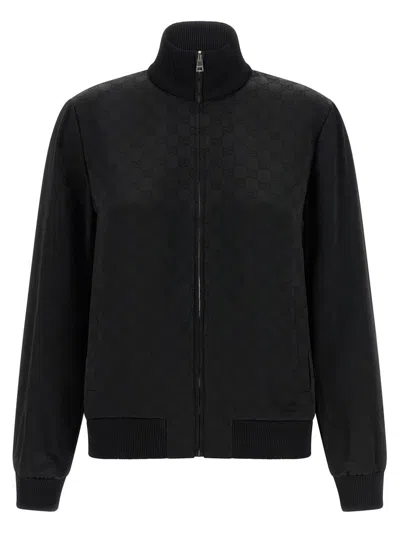 Gucci Gg Sweatshirt In Black