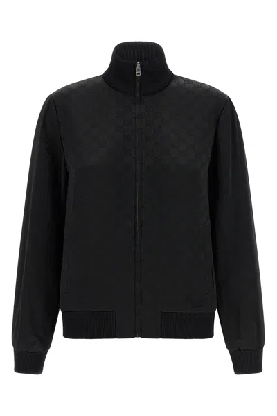 Gucci Gg Sweatshirt In Black