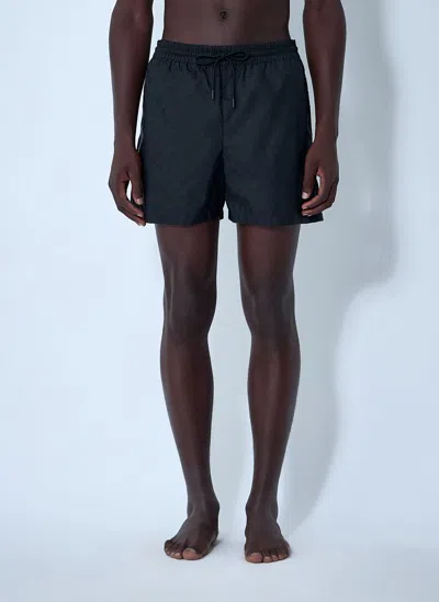 Gucci Gg Swim Shorts In Black