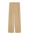 Gucci Gg Tailored Wool Trousers In Brown