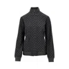 Gucci Gg Technical Jersey Full-zip Sweatshirt In Black