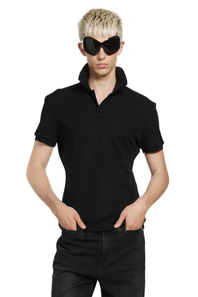 Gucci Gg Technical Jersey Jacquard Polo Shirt In Black