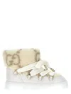 Gucci Women's Wool-effect Booties In White