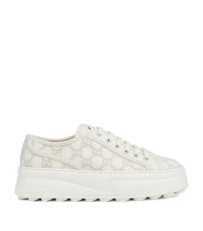 Gucci Gg Tennis 1977 Sneakers In White