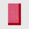 Gucci Gg Terrycloth Beach Blanket In Pink