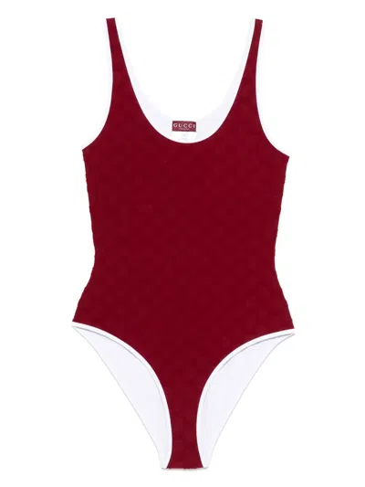Gucci Gg Terrycloth Textured Swimsuit