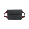 Gucci Gg Textile Belt Bag Men In Black