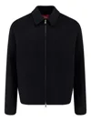 Gucci Twill Jacket With Web Detail In Black
