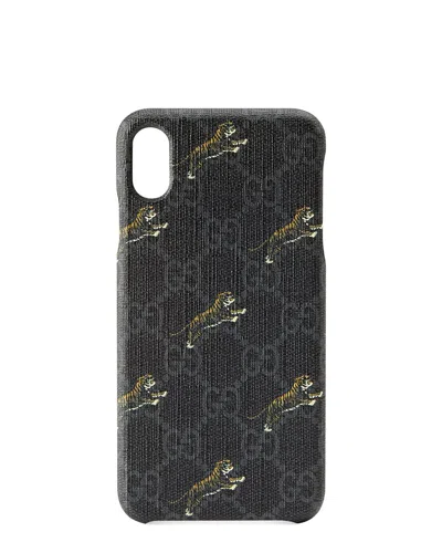 Gucci Gg Tigers Iphone Xs Max Case Cover In Black