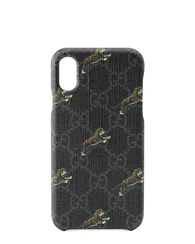 Gucci Gg Tigers Iphone X/xs Case Cover In Black