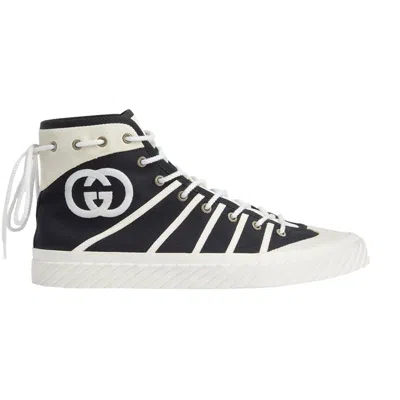 Pre-owned Gucci Gg Tortuga High 'black White'