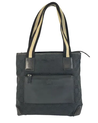 Gucci Gg Tote (authentic Pre-loved) In Black