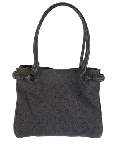 Gucci Gg Tote (authentic Pre-loved) In Black