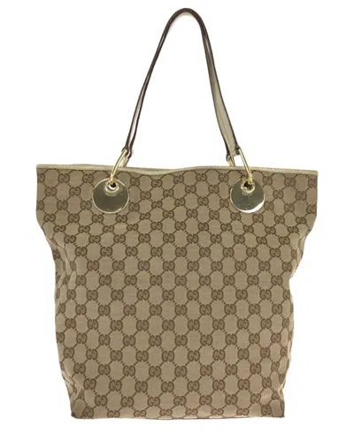 Gucci Gg Tote (authentic Pre-loved) In Brown